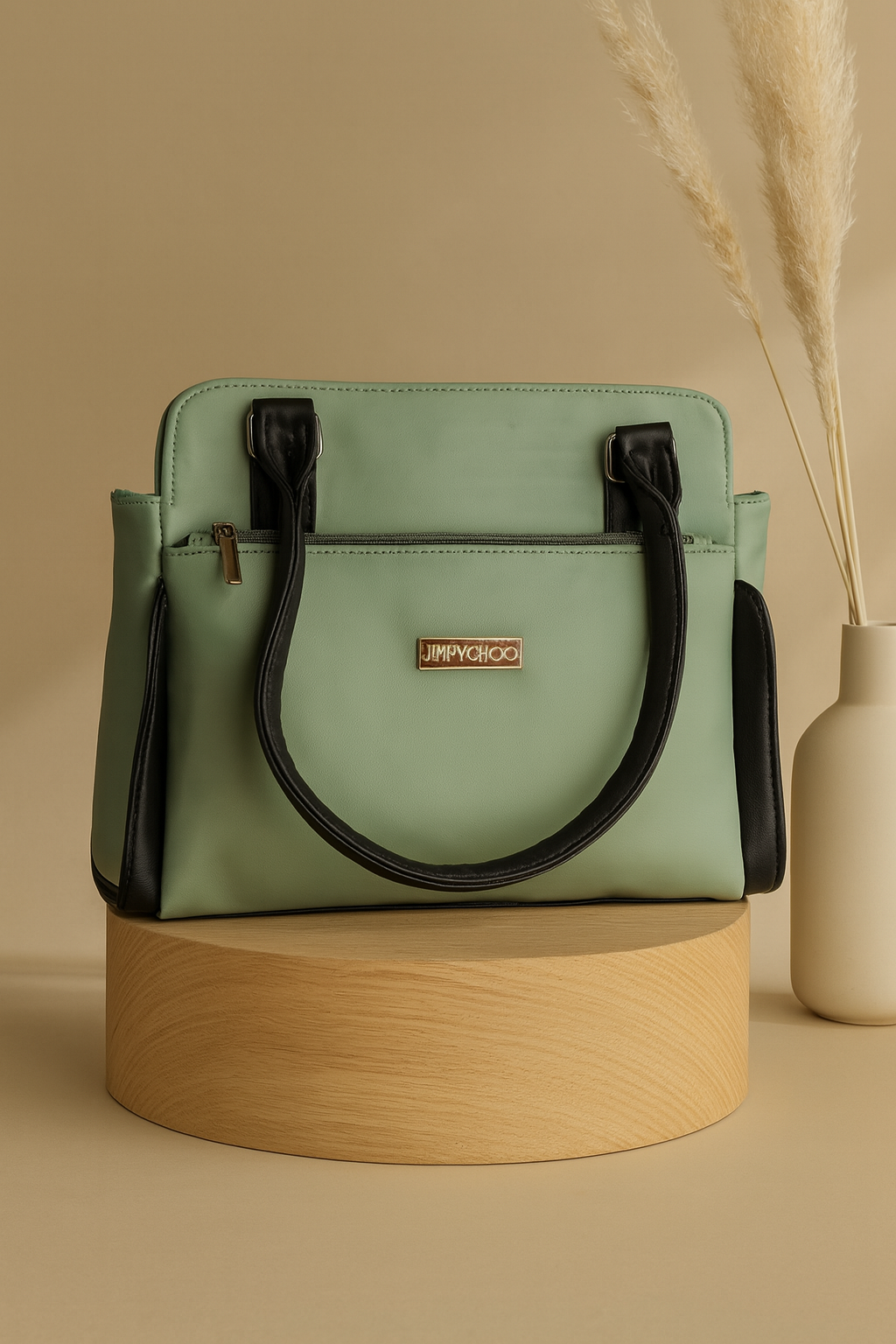 Jimmy Choo Mint Elegance Handbag – Modern Classic