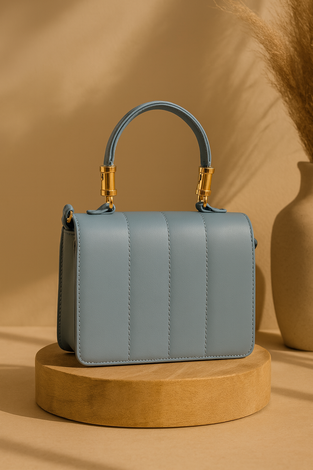 Valentina Sky Quilted Chain Bag – Limited Luxe Edition