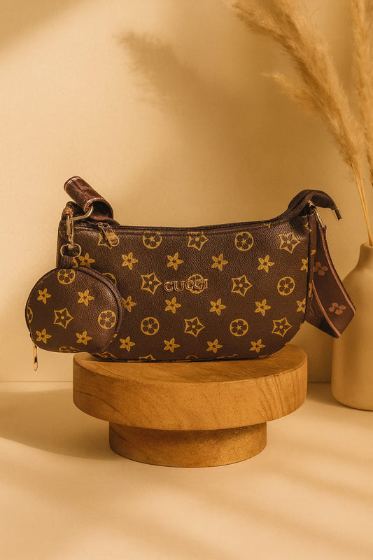 Heritage Monogram Shoulder Bag with Coin Pouch – Gucci