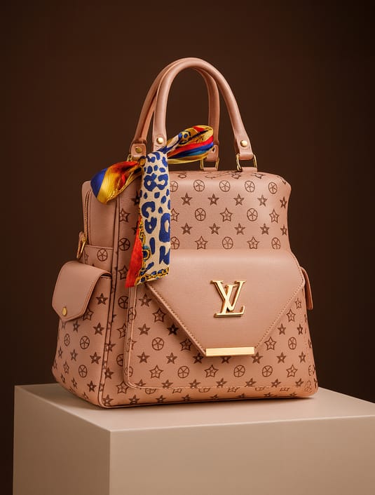 Louis Vuitton 2-in-1 Handbag & Backpack – Elegant Monogram Edition