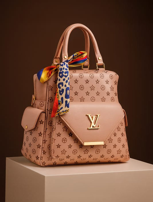 Louis Vuitton 2-in-1 Handbag & Backpack – Elegant Monogram Edition